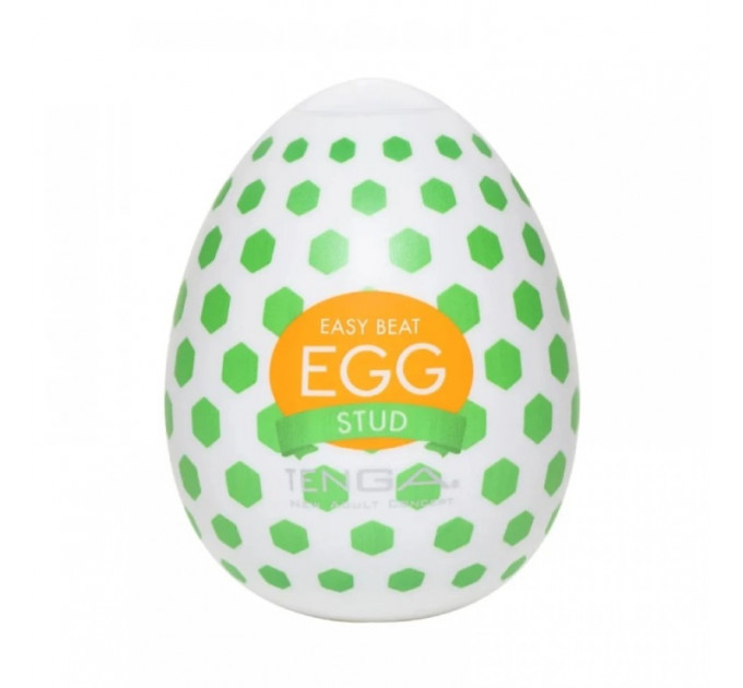 Мастурбатор хай-тек TENGA Egg Wonder Stud, білий