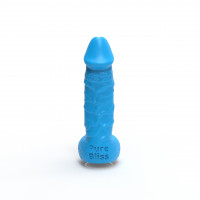 Мило член на присосці Pure Bliss BIG блакитне, 18 см