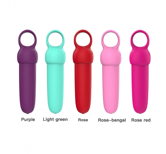 Міні-вібратор Every Night Toys Elliot світло-бірюзовий, 10 режимів вібрації