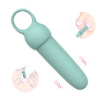 Мини-вибратор Every Night Toys Elliot светло-бирюзовый, 10 режимов вибрации