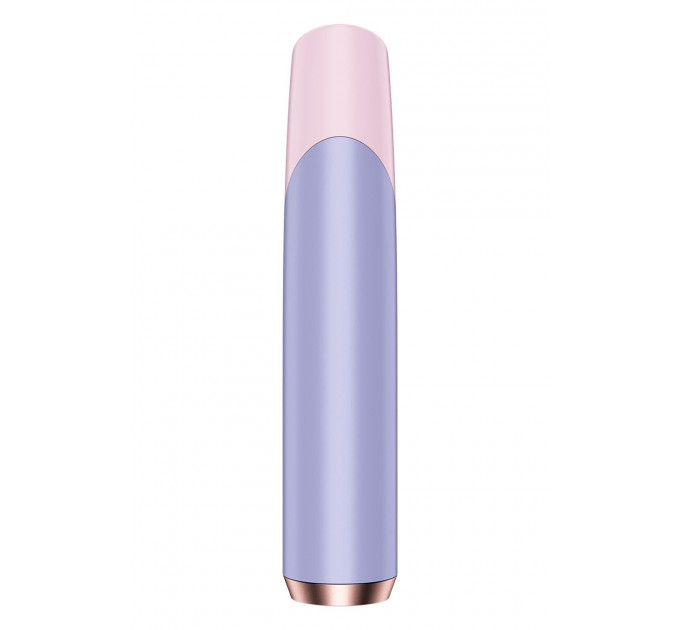 Миниатюрный вакуумный стимулятор клитора Satisfyer Bold Kiss розово-сиреневый