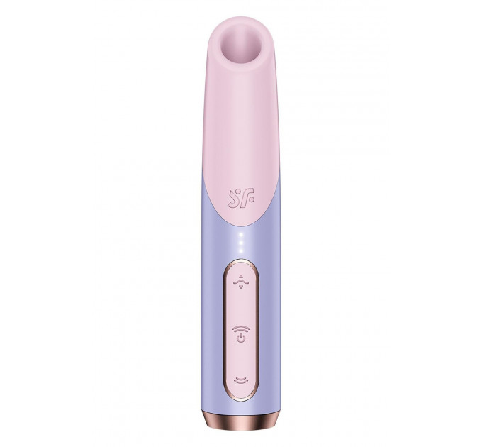 Миниатюрный вакуумный стимулятор клитора Satisfyer Bold Kiss розово-сиреневый