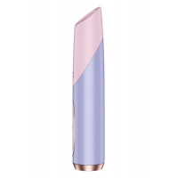 Мініатюрний вакуумний стимулятор клітора Satisfyer Bold Kiss рожево-бузковий