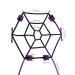 Набір фіксаторів Roоmfun Spider Web Bed у вигляді павутиння на ліжко