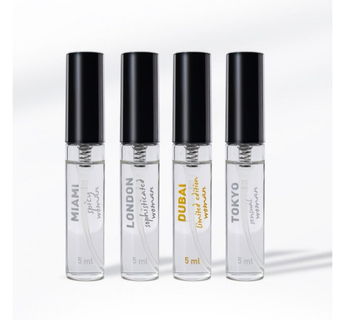 Набір жіночих парфумів з феромонами HOT LMTD Pheromone Perfume Women, 4x5 мл