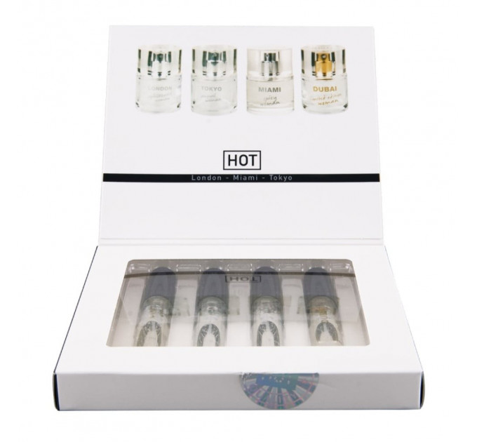 Набір жіночих парфумів з феромонами HOT LMTD Pheromone Perfume Women, 4x5 мл