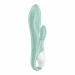 Надувной вибратор-кролик Satisfyer с функцией управления через приложение, мятный