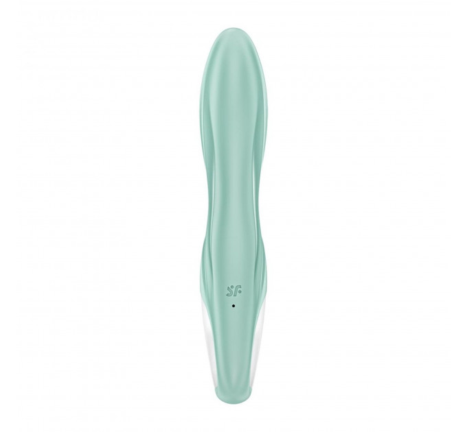 Надувной вибратор-кролик Satisfyer с функцией управления через приложение, мятный