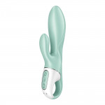 Надувной вибратор-кролик Satisfyer с функцией управления через приложение, мятный