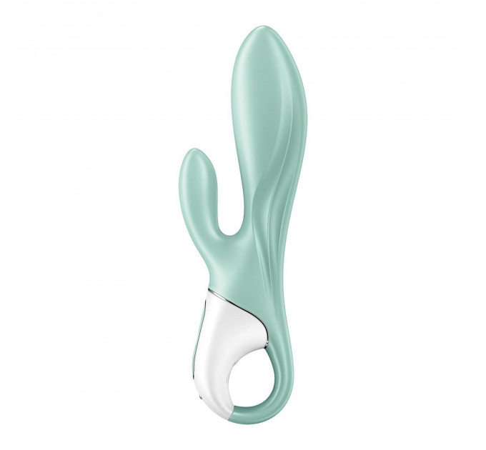 Надувной вибратор-кролик Satisfyer с функцией управления через приложение, мятный
