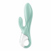 Надувной вибратор-кролик Satisfyer с функцией управления через приложение, мятный