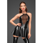 Платье с накаткой в виде креста Noir Handmade F184 черное, L