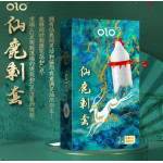 Презерватив OLO с усиками + шарик "Fairy deer Spiny condom" (в комплекте 1 презератив + 1 шарик)