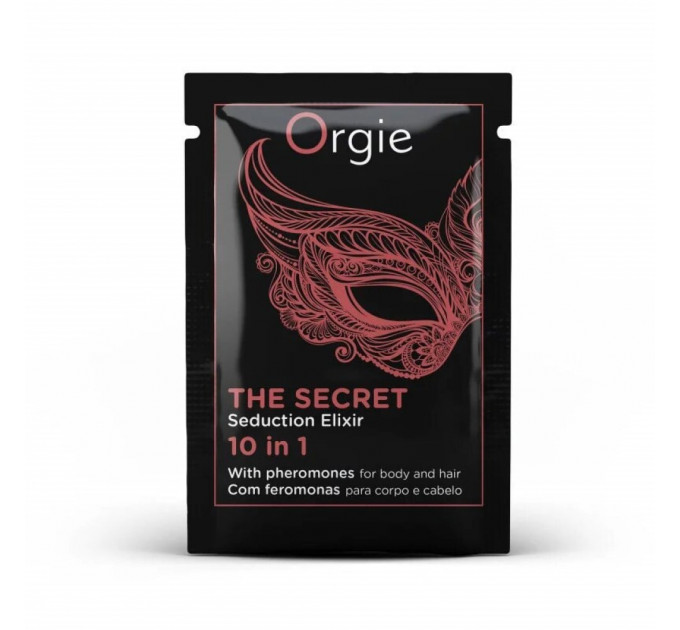 Саше/Бальзам для волосся та тіла Orgie THE SECRET 10 в 1 з феромонами та афродизіаками, 2 мл Саше/Бальзам для волосся та тіла Orgie THE SECRET 10 в 1 з феромонами та афродизіаками, 2 мл