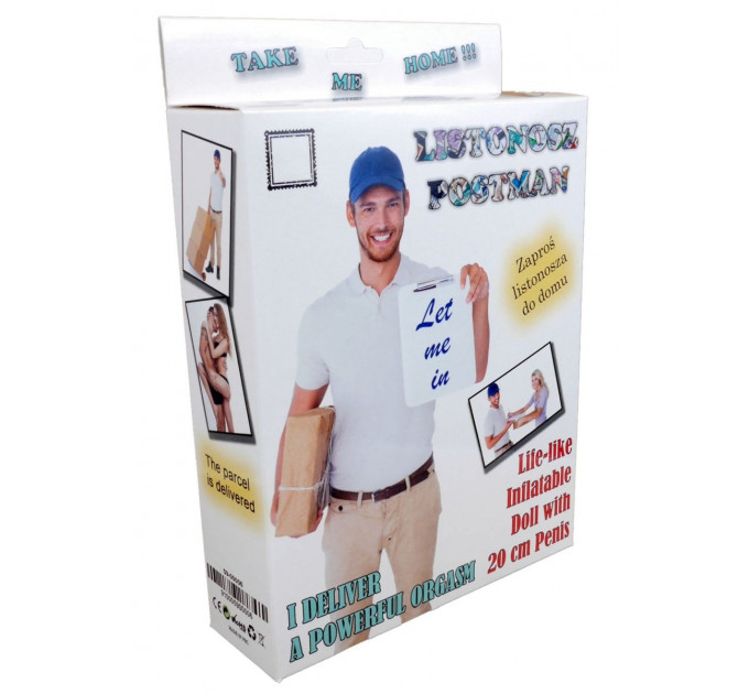 Надувная секс-кукла с пенисом Почтальон Listonosz - Postman Male Doll, 160 см
