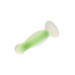 Анальна пробка, що світиться Dream Toys RADIANT SOFT SILICONE GLOW IN THE DARK PLUG SMALL GREEN