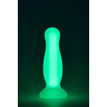 Анальна пробка, що світиться Dream Toys RADIANT SOFT SILICONE GLOW IN THE DARK PLUG SMALL GREEN