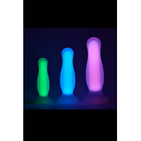 Анальна люмінесцентна пробка Dream Toys RADIANT Glow In The Dark зелена, S