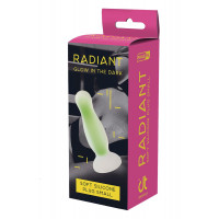 Анальна люмінесцентна пробка Dream Toys RADIANT Glow In The Dark зелена, S