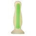 Анальна пробка, що світиться Dream Toys RADIANT SOFT SILICONE GLOW IN THE DARK PLUG SMALL GREEN
