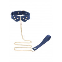 Силиконовый ошейник и поводок Taboom Silicone Supreme, синий