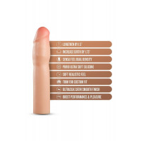 Силиконовый удлинитель пениса Blush Performance Plus Resilience бежевый