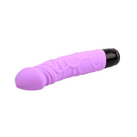 Вибратор силиконовый Chisa M-Mello Thick Realistic, фиолетовый