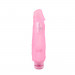 Вибромассажер с ярко выраженной головкой Chisa Hi-Rubber Dildo на батарейках, розовый