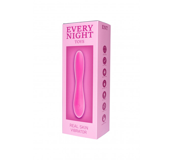Вибратор Every Night Toys для точки G, розовый