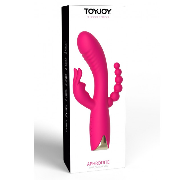 Вибратор-кролик Aphrodite Triple Vibrator Toy Joy