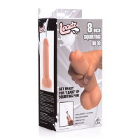 Фалоімітатор з еякуляцією Squirting Dildo реалістичний, беж, 20.3 см х 4.8 см