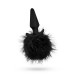 Анальна пробка з помпоном POM PLUGS BLACK