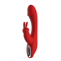Вибромассажер кролик Dream Toys Red Revolution Artemis красный