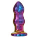 Анальна пробка із вібрацією дворівнева скляна Dream Toys GLAMOUR GLASS