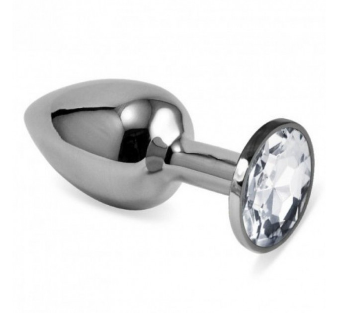 Анальная пробка Metal Diamond Crystal, L