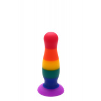 Райдужна анальна пробка COLOURFUL LOVE PLUG