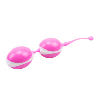 Вагинальные шарики Chisa Hi-Basic Geisha Lastic Double Balls II, розовый