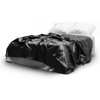 Простыня полиуретановая Vinyl Sheet черная, 200*231