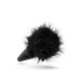 Анальна пробка з помпоном POM PLUGS BLACK