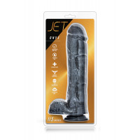 Фаллоимитатор JET ONYX CARBON METALLIC BLACK