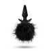 Анальна пробка з помпоном POM PLUGS BLACK