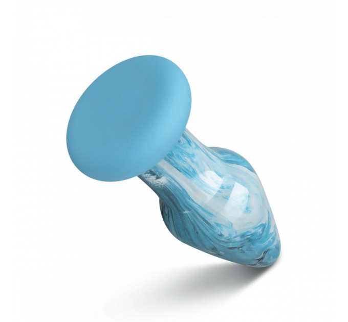 Анальная пробка Gildo - Ocean Curl Glass Butt plug