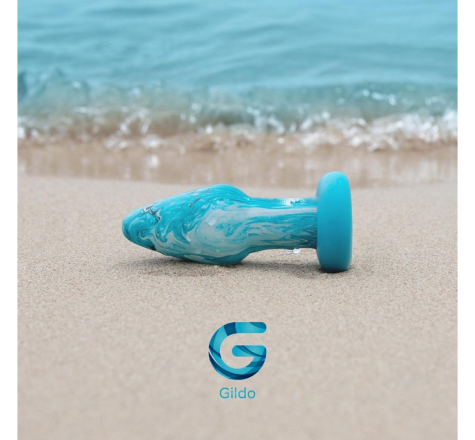 Анальная пробка Gildo - Ocean Curl Glass Butt plug