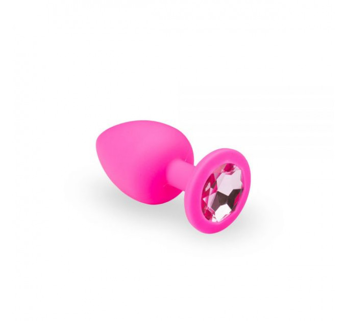 Анальная пробка Pink Silicone White S