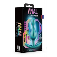 Анальна пробка бірюзова ANAL ADVENTURES MATRIX PHOTON PLUG