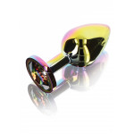 Анальная пробка металлическая средняя Twilight Booty Jewel Toy Joy