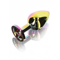 Анальная пробка металлическая средняя Twilight Booty Jewel Toy Joy Анальная пробка металлическая средняя Twilight Booty Jewel Toy Joy