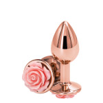 Анальная пробка NS Novelties REAR ASSETS ROSE SMALL PINK