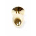 Анальная пробка с камнем Plug-Jewellery Gold PLUG- Red размер S