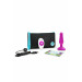 Анальная пробка с вибрацией b-Vibe Novice Plug Fuchsia, розовая